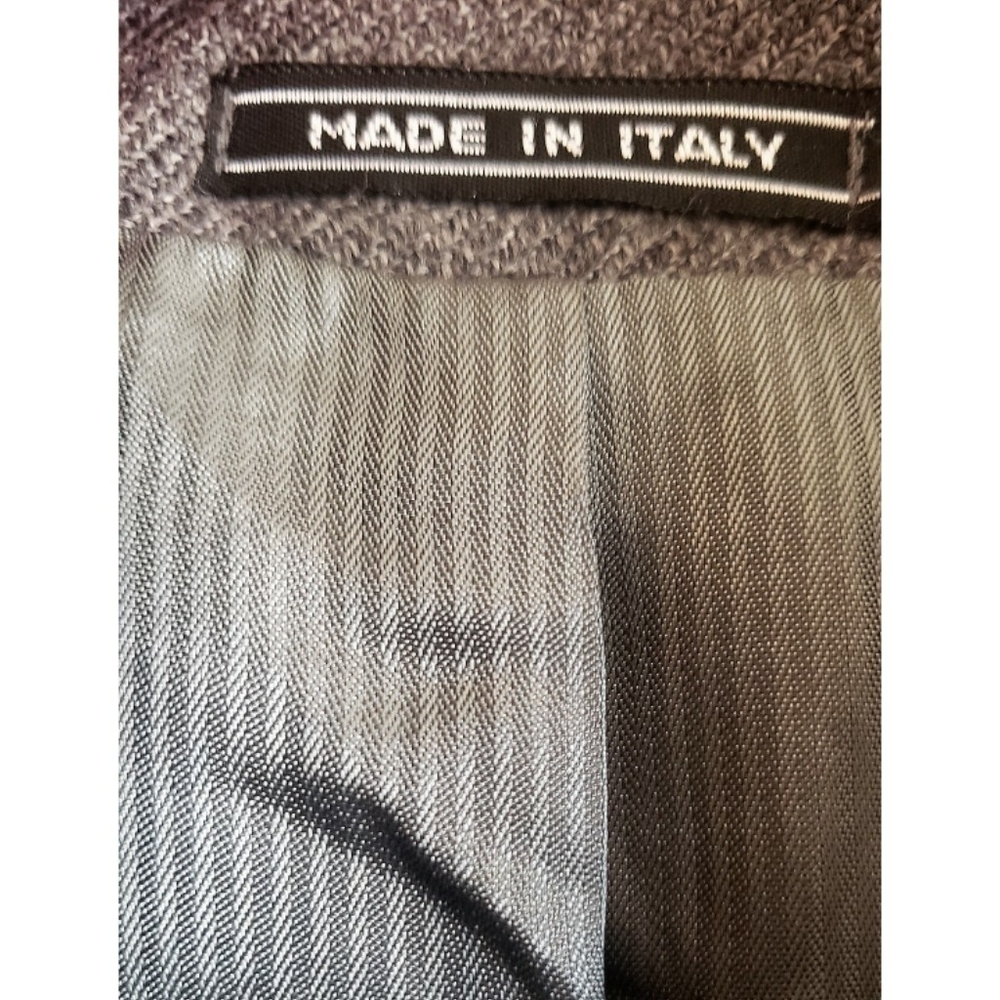 Zanetti Sport Coat Womens Cashmere Wool Career Gray Vintage Made in Italy - Picture 10 of 16